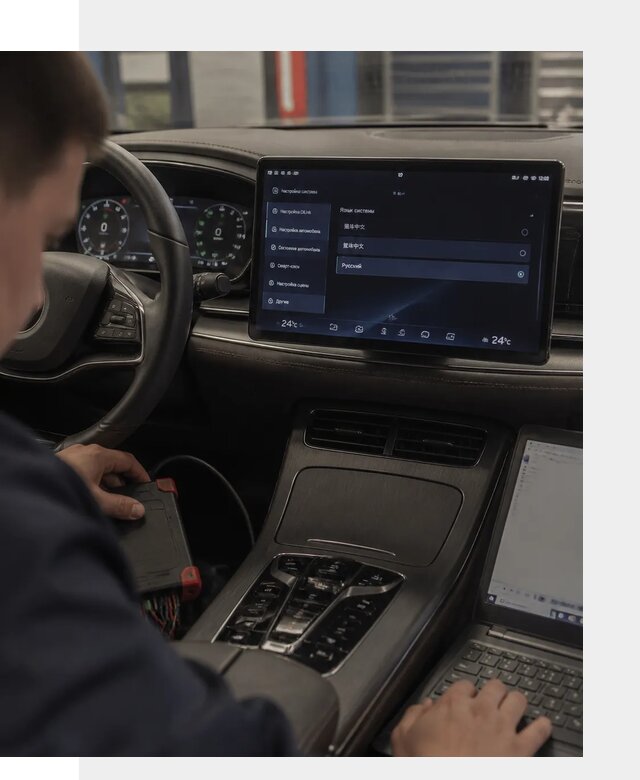Русификация автомобиля BYD HAN для эксплуатации в Скопине