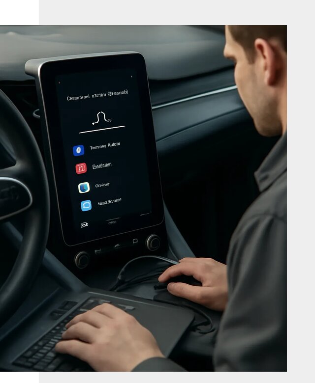 Установка приложений Lynk Co на автомобиль в Скопине